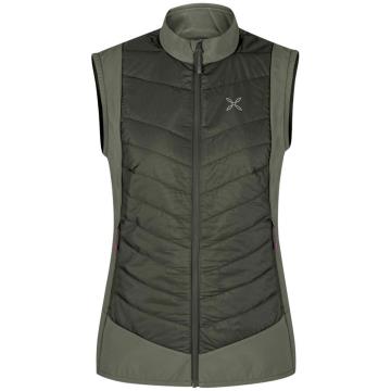  MONTURA TRACE HYBRID VEST WOMAN Verde Salvia/Vin