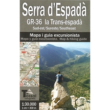  ED. EL TOSSAL MAPA SERRA D'ESPADÀ GR-36 TRANSESPADÀ x2