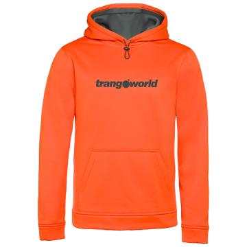  Trangoworld SUDADERA LOGIN Rojo Anaranjado/Gris