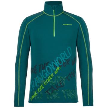  Trangoworld PULLOVER VISAILLE Verde Oscuro