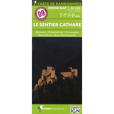  Ed. rando Mapa Le Sentier Cathare 1:50000