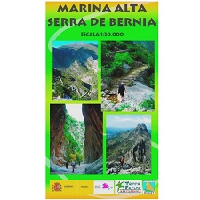  Ed. piolet Mapa Marina Alta Serra de Bernia 1:20000