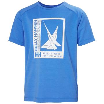 Marškinėliai Helly Hansen JR PORT T-SHIRT Ultra Blue