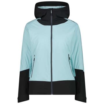  CMP WOMAN JACKET FIX HOOD acqua