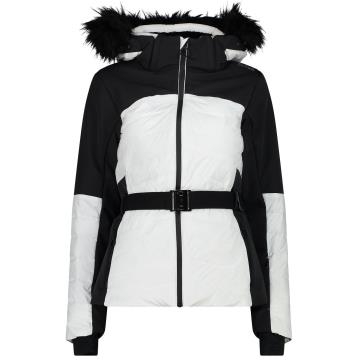  CMP WOMAN JACKET ZIP HOOD bianco