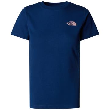  The North Face W S/S BOX NSE SLIM TEE Estate Blue/Metal