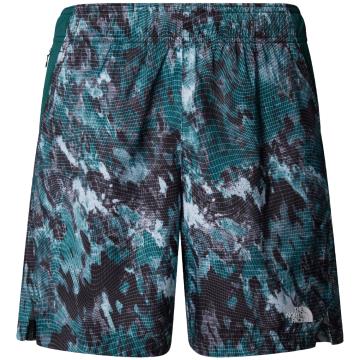  The North Face M 24/7 7IN SHORT AOP Deep Nori Trail Gri