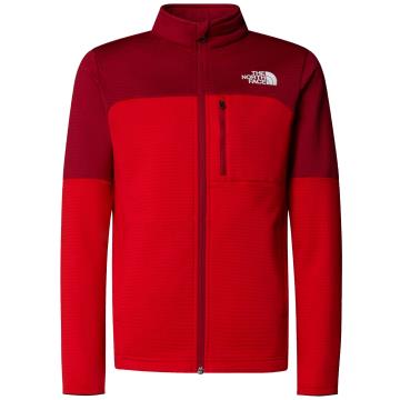  The North Face TEEN HIKE MIDLAYER FZ High Risk Red/Garn