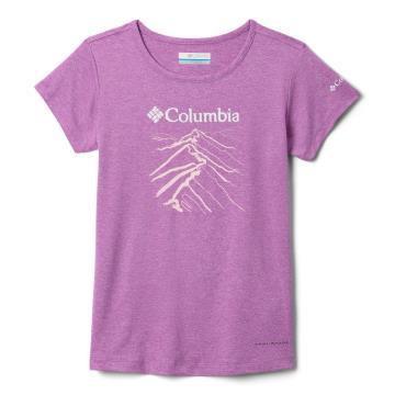 COLUMBIA TECH TRAIL SS GRAPHIC SHIRT Razzle Heath