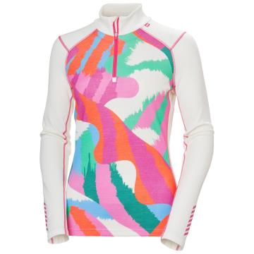  Helly Hansen W LIFA MERINO MIDW GRA 1/2 ZIP White