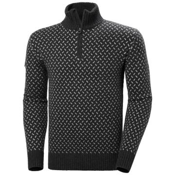 Pulóver Helly Hansen ICELANDER 1/2 ZIP Ebony