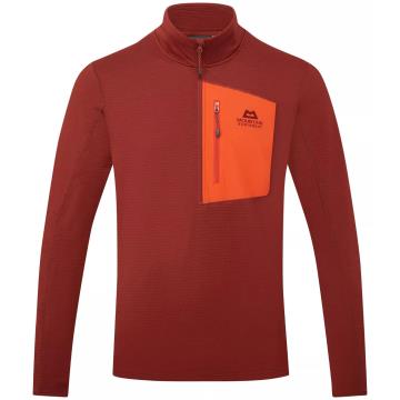  Mountain equipment LUMIKO MENS ZIP T Merlot/Cardinal