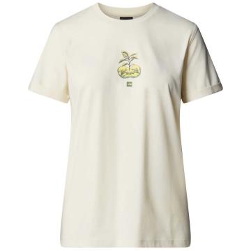  The North Face W Connect Relaxed Ss Tee-Graphic White D