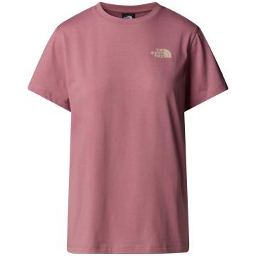  The North Face W Ss Box Nse Relaxed Tee Nostalgia Rose/