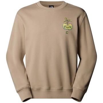  The North Face M Connect Relaxed Crew Sweat-Graphi Mush