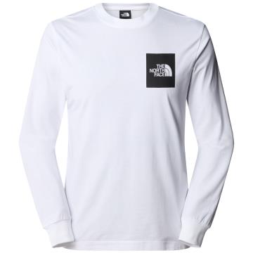  The North Face M Ls Fine Tee Tnf White