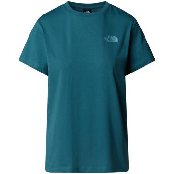  The North Face W Ss Box Nse Relaxed Tee Space/Blue Ecli