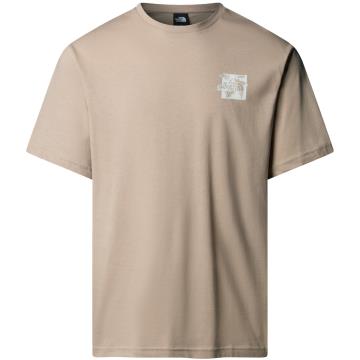  The North Face M Connect Relaxed Ss Tee-Graphic Mushroo