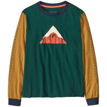  Patagonia Ks Ls Graph T-Shirt Driftways: Cascade G