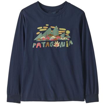  Patagonia Ks Ls Graph T-Shirt Fitz Roy Foliage: Ne