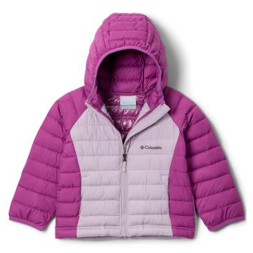  Columbia Powder Lite Ii Hooded Jkt Lavender Pearl