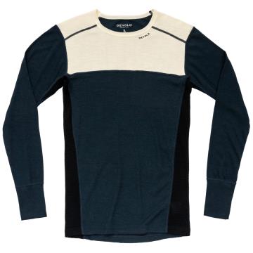  Devold 190 Shirt Man Ink/Lichen