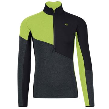  KARPOS FEDERA HALF-ZIP FLEECE Woodl.Gray/Black/