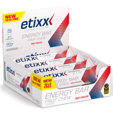 ETIXX  Energy Bar Fruit Chew 12uds