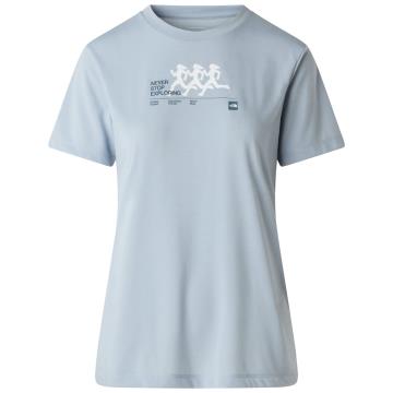  The North Face W Bitmap Silhouette Sss Tee-Gr Frost Gre