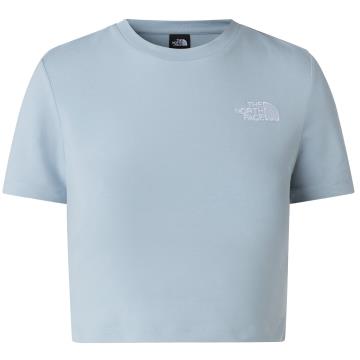  The North Face W Essential Cropped Slim Ss Te Frost Gre