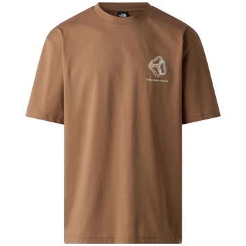 The North Face  M CARABINER SS TEE OVERS Latte/Tradew