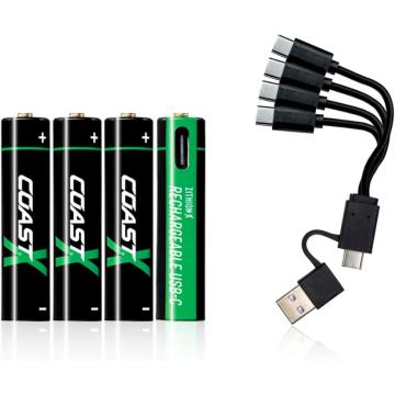  COAST Pilas Recarcables AAA