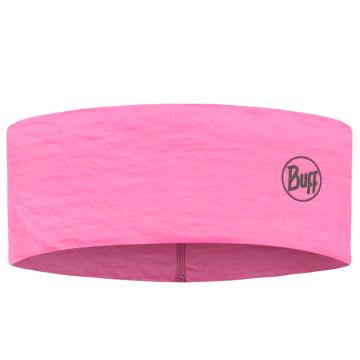  Buff Lw Merino Wool Headband Solid Fluor Fuch