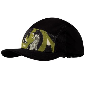  Buff 5 Panel Go Cap Rub Chomp Black