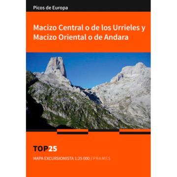 Mapa ED. PRAMES Macizo Central o de los Urrieles y Macizo Oriental o de Ándara
