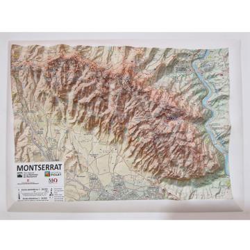  Ed. Piolet Montserrat Mapa En Relieve