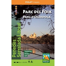  Ed. piolet Mapa Parc del Foix Parc d&#39;Olèrdola.