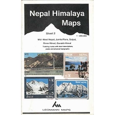  Ed. Leomann Maps Pu. Mapa Nepal Himalaya 2-Mid-West Nepal