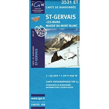  ED. IGN FRANCE ST-Gervais-Les Bains. Massif Du Mont- Blanc