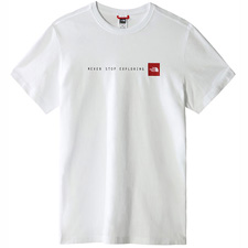 The North Face  M Ss Never Stop Exploring Tee Tnf White