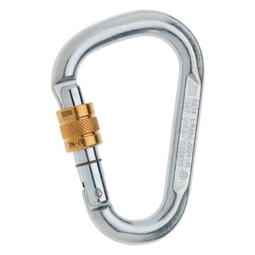 Alpinistinis karabinas Edelrid HMS Screw Silver