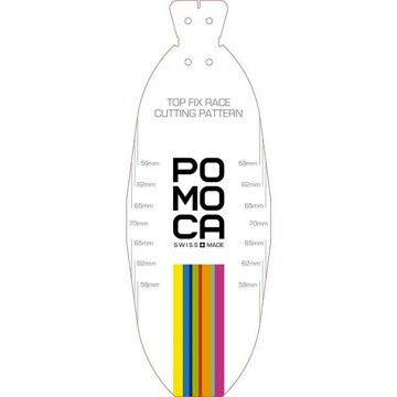 Skifelle Pomoca CUTTING PATTERN - TOP FIX RACE