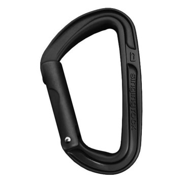 Mosquetón Singingrock Colt Recto Negro