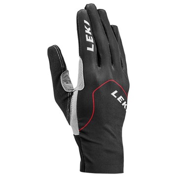 Pirštinės Leki NORDIC SKIN Black-Red-Grahpite