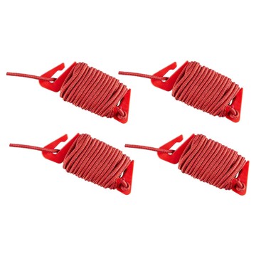 Strop Vaude SET CAMPO & FAMILY 4pcs Red/Orng