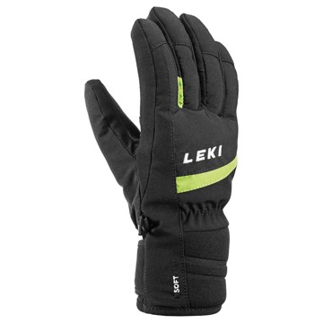 Rękawiczki Leki Max Jr Blk-Lime