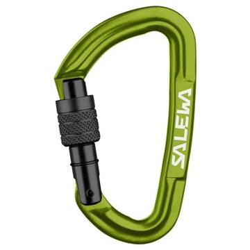  Salewa Hot G3 Screw Carabiner Fluo Green