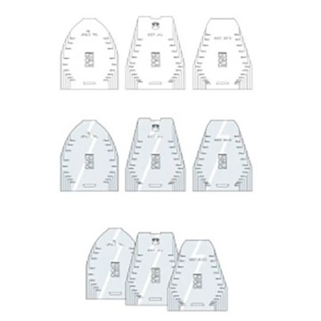 Ruonių odos Pomoca CUTTING PATTERN MULTISKINS V2
