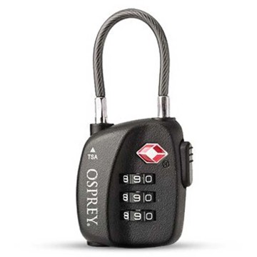 Zubehör Osprey 3 DIAL CABLE LOCK BLACK