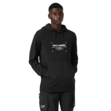 Felpa Helly Hansen MOVE SWEAT HOODIE Black